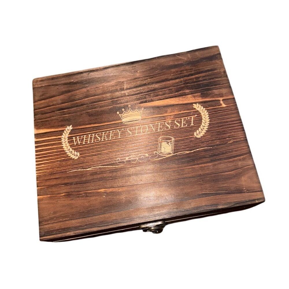TRSCIND Whiskey Glasses Granite Stones Gift Set